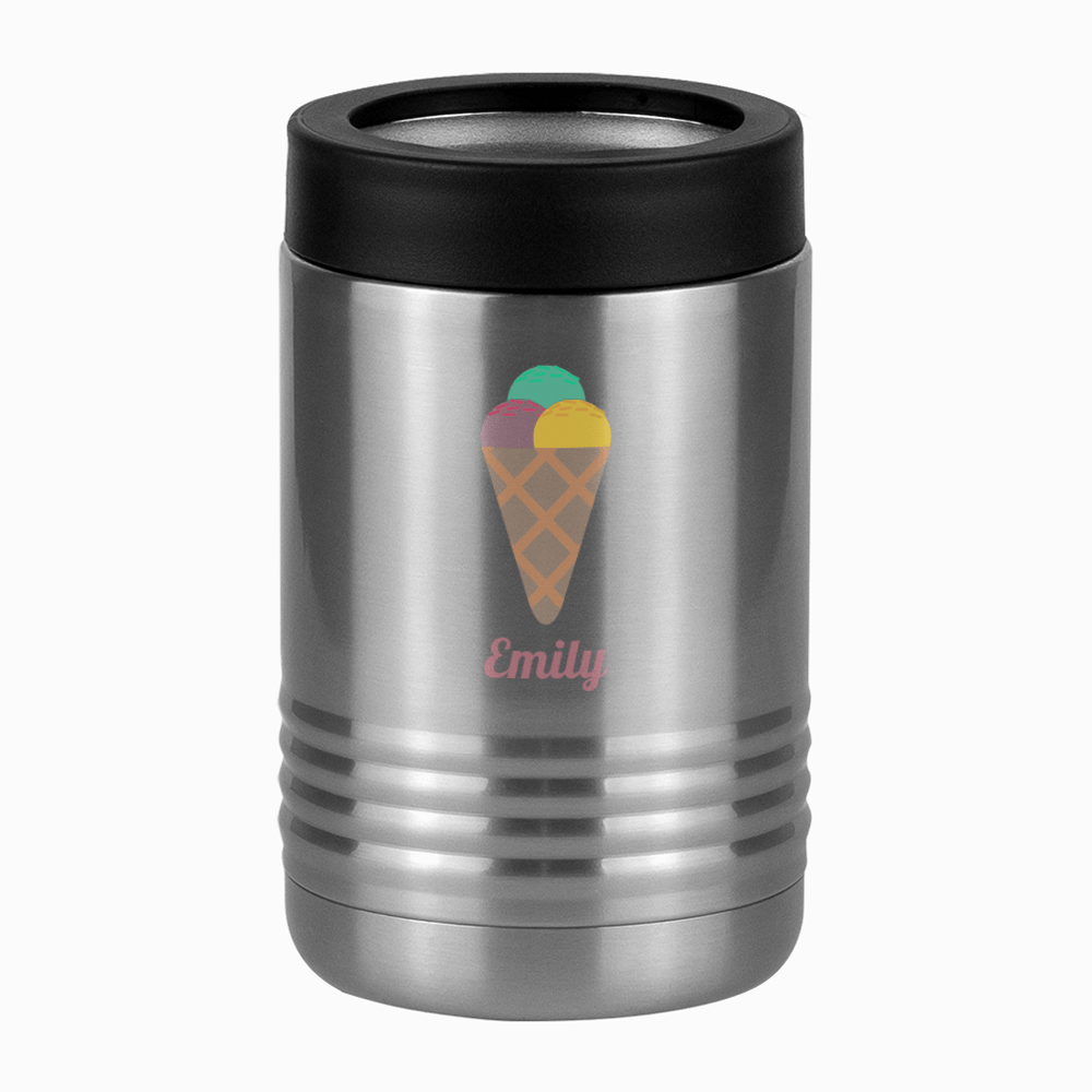 Personalized Beach Fun Beverage Holder - Ice Cream Cone - Left View