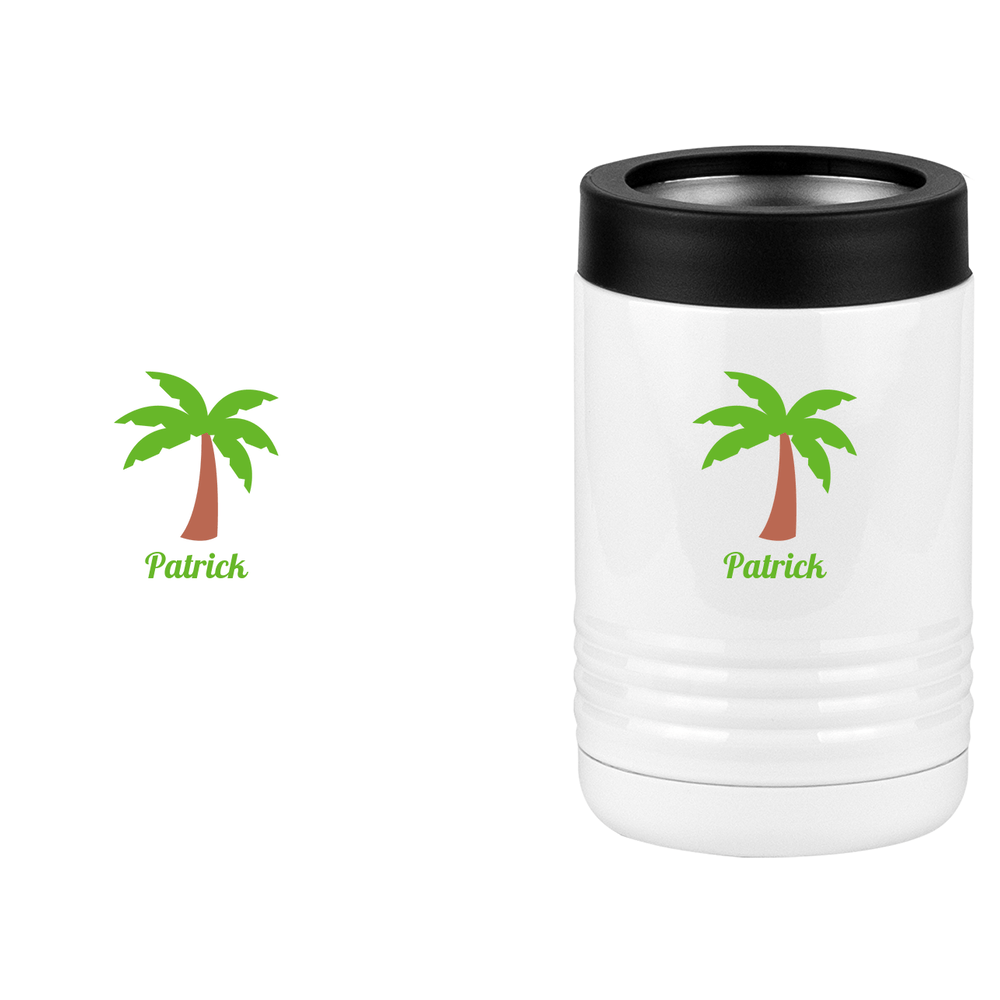 Personalized Beach Fun Beverage Holder - Palm Tree - Design View