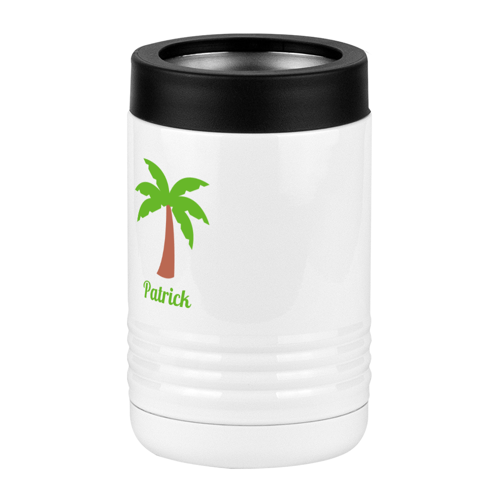 Personalized Beach Fun Beverage Holder - Palm Tree - Front Left View