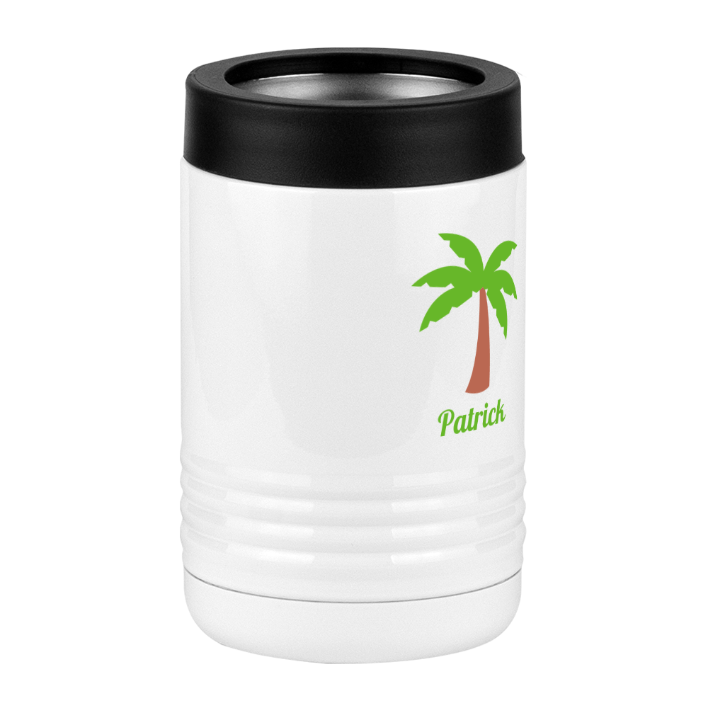 Personalized Beach Fun Beverage Holder - Palm Tree - Front Right View