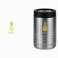Thumbnail for Personalized Beach Fun Beverage Holder - Pineapple - Design View