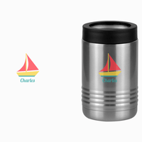 Thumbnail for Personalized Beach Fun Beverage Holder - Sailboat - Design View