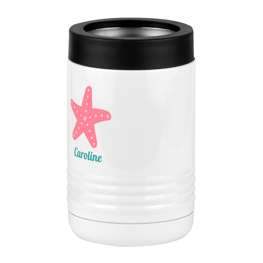 Personalized Beach Fun Beverage Holder - Starfish - Front Left View