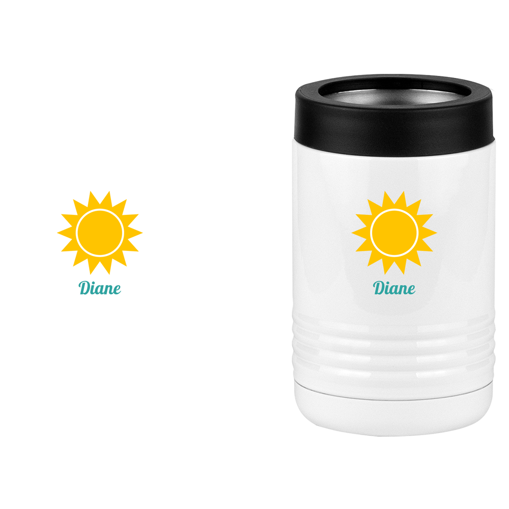 Personalized Beach Fun Beverage Holder - Sun - Design View