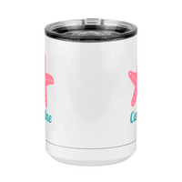 Thumbnail for Personalized Beach Fun Coffee Mug Tumbler with Handle (15 oz) - Starfish - Front View