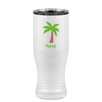 Thumbnail for Personalized Beach Fun Pilsner Tumbler (14 oz) - Palm Tree - Right View