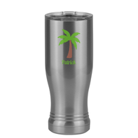 Thumbnail for Personalized Beach Fun Pilsner Tumbler (14 oz) - Palm Tree - Right View
