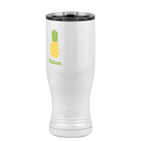 Thumbnail for Personalized Beach Fun Pilsner Tumbler (14 oz) - Pineapple - Front Left View