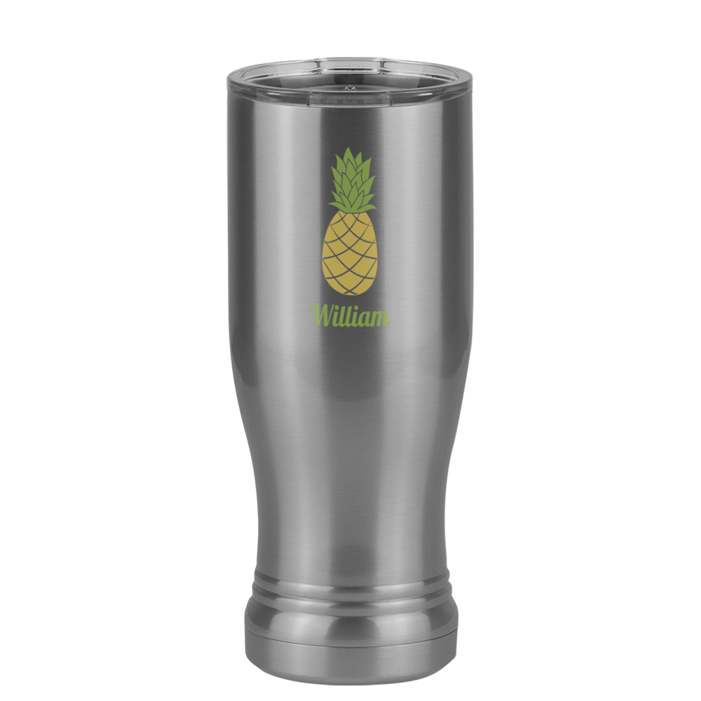 Personalized Beach Fun Pilsner Tumbler (14 oz) - Pineapple - Right View