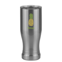 Thumbnail for Personalized Beach Fun Pilsner Tumbler (14 oz) - Pineapple - Right View