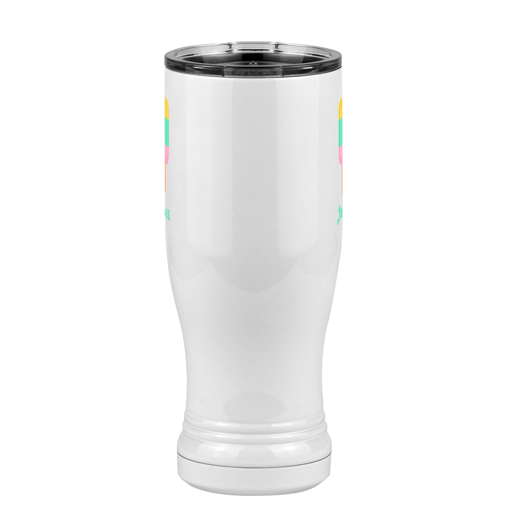 Personalized Beach Fun Pilsner Tumbler (14 oz) - Popsicle - Front View