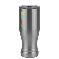 Thumbnail for Personalized Beach Fun Pilsner Tumbler (14 oz) - Popsicle - Front Left View