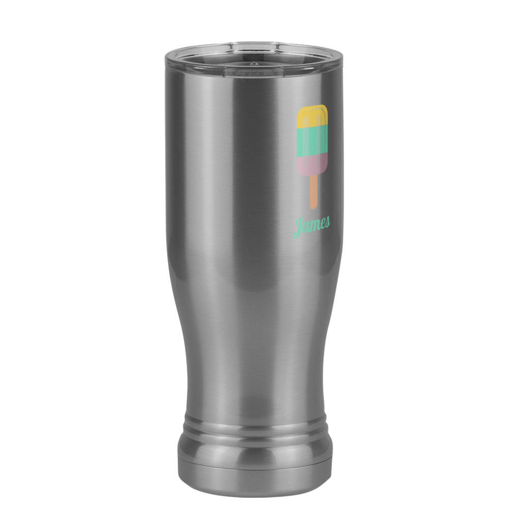 Personalized Beach Fun Pilsner Tumbler (14 oz) - Popsicle - Front Right View