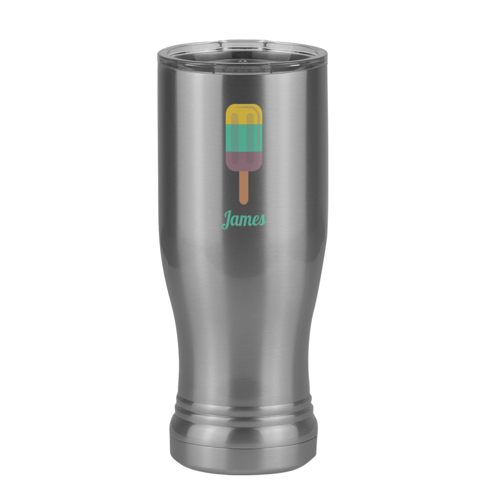 Personalized Beach Fun Pilsner Tumbler (14 oz) - Popsicle - Left View