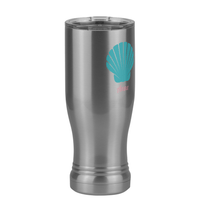 Thumbnail for Personalized Beach Fun Pilsner Tumbler (14 oz) - Seashell - Front Right View