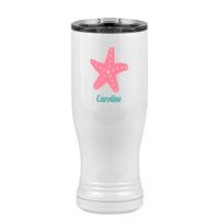 Thumbnail for Personalized Beach Fun Pilsner Tumbler (14 oz) - Starfish - Right View