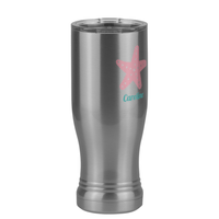 Thumbnail for Personalized Beach Fun Pilsner Tumbler (14 oz) - Starfish - Front Right View