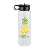 Thumbnail for Personalized Beach Fun Water Bottle (30 oz) - Pineapple - Front View