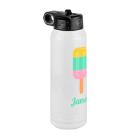 Thumbnail for Personalized Beach Fun Water Bottle (30 oz) - Popsicle - Front Left View