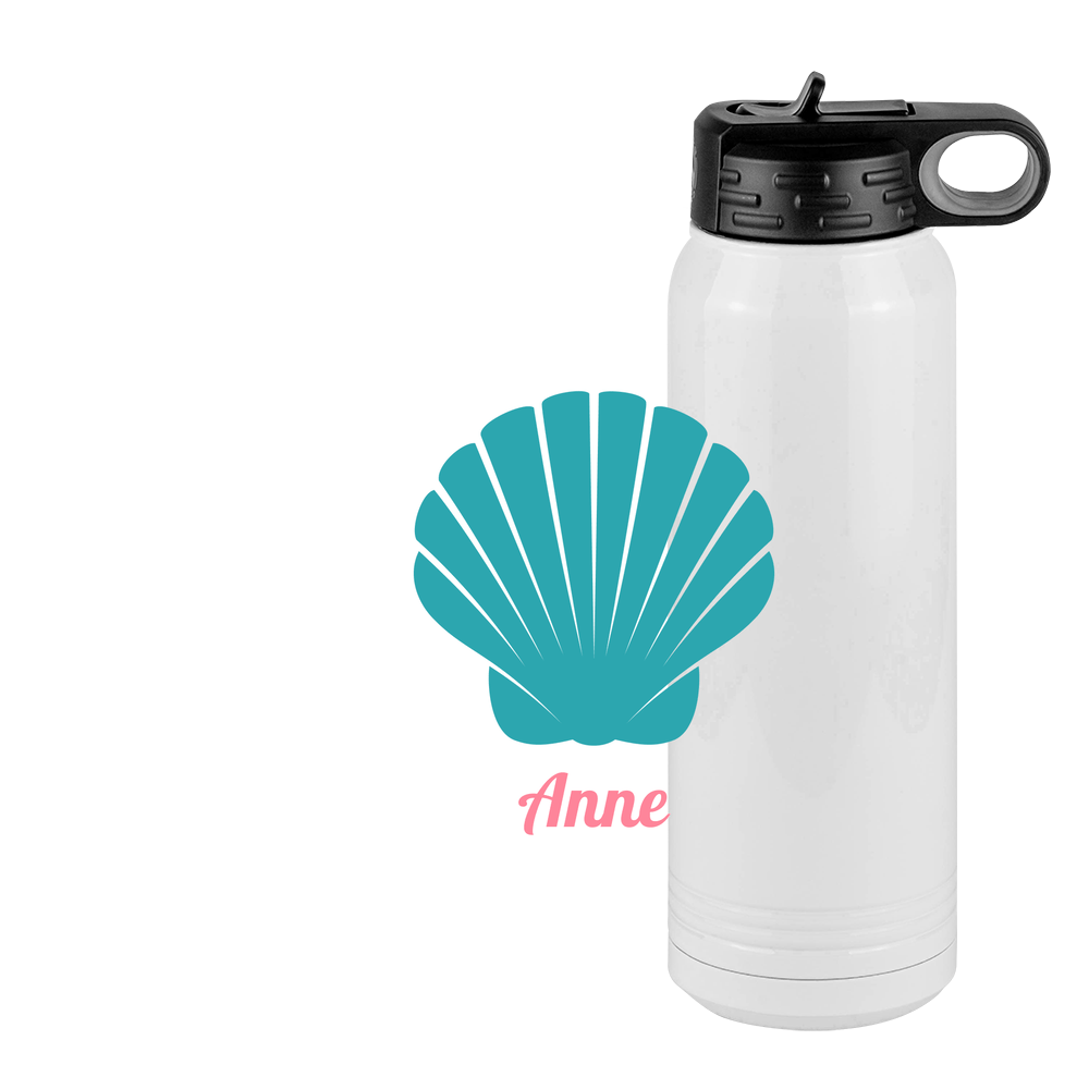 Personalized Beach Fun Water Bottle (30 oz) - Seashell - Design View