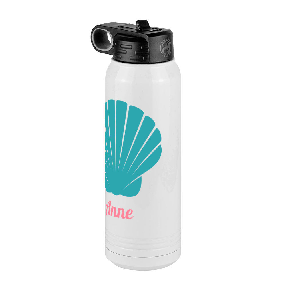Personalized Beach Fun Water Bottle (30 oz) - Seashell - Front Right View