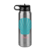 Thumbnail for Personalized Beach Fun Water Bottle (30 oz) - Seashell - Front View