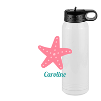 Thumbnail for Personalized Beach Fun Water Bottle (30 oz) - Starfish - Design View