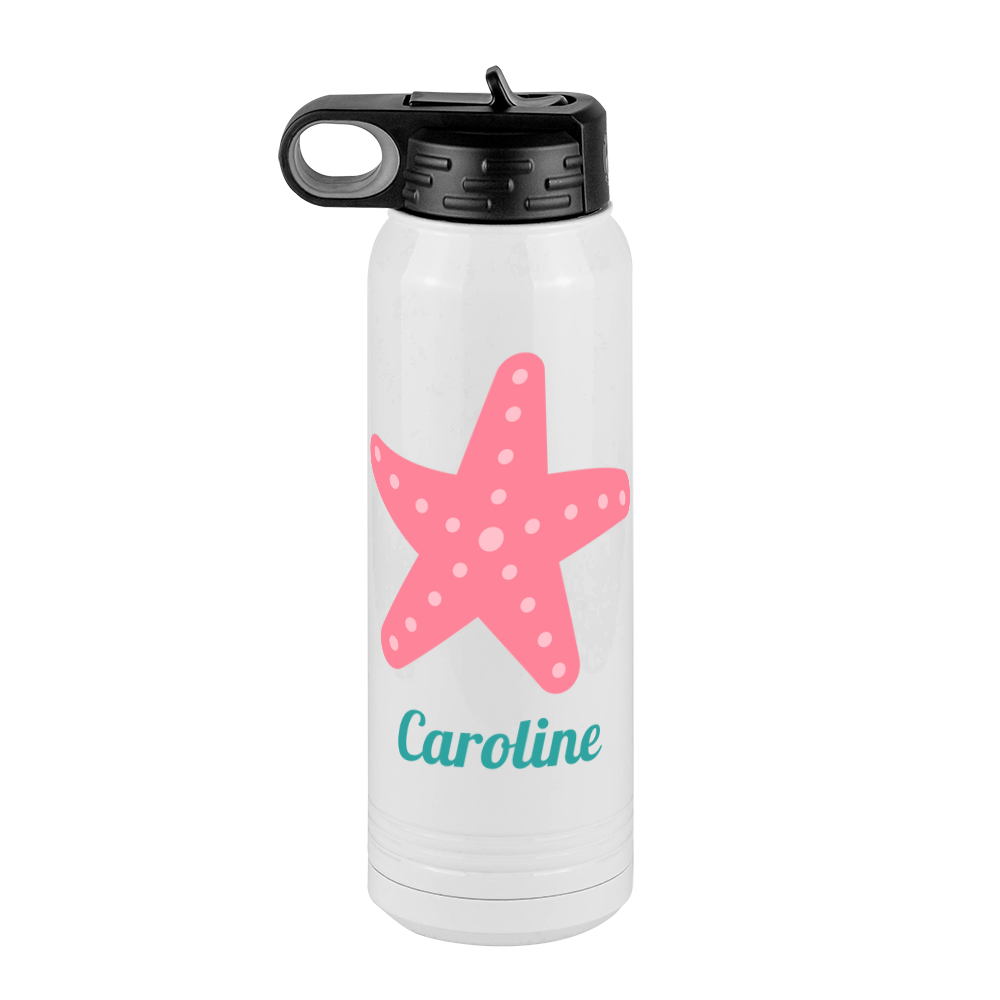 Personalized Beach Fun Water Bottle (30 oz) - Starfish - Front View