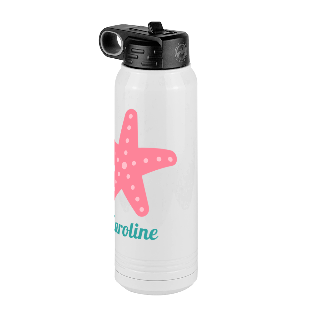Personalized Beach Fun Water Bottle (30 oz) - Starfish - Front Right View