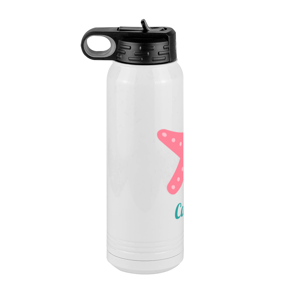 Personalized Beach Fun Water Bottle (30 oz) - Starfish - Left View