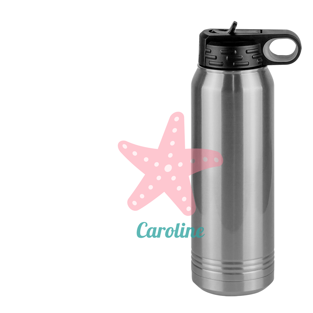 Personalized Beach Fun Water Bottle (30 oz) - Starfish - Design View