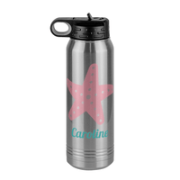 Thumbnail for Personalized Beach Fun Water Bottle (30 oz) - Starfish - Front View