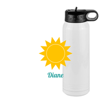 Thumbnail for Personalized Beach Fun Water Bottle (30 oz) - Sun - Design View