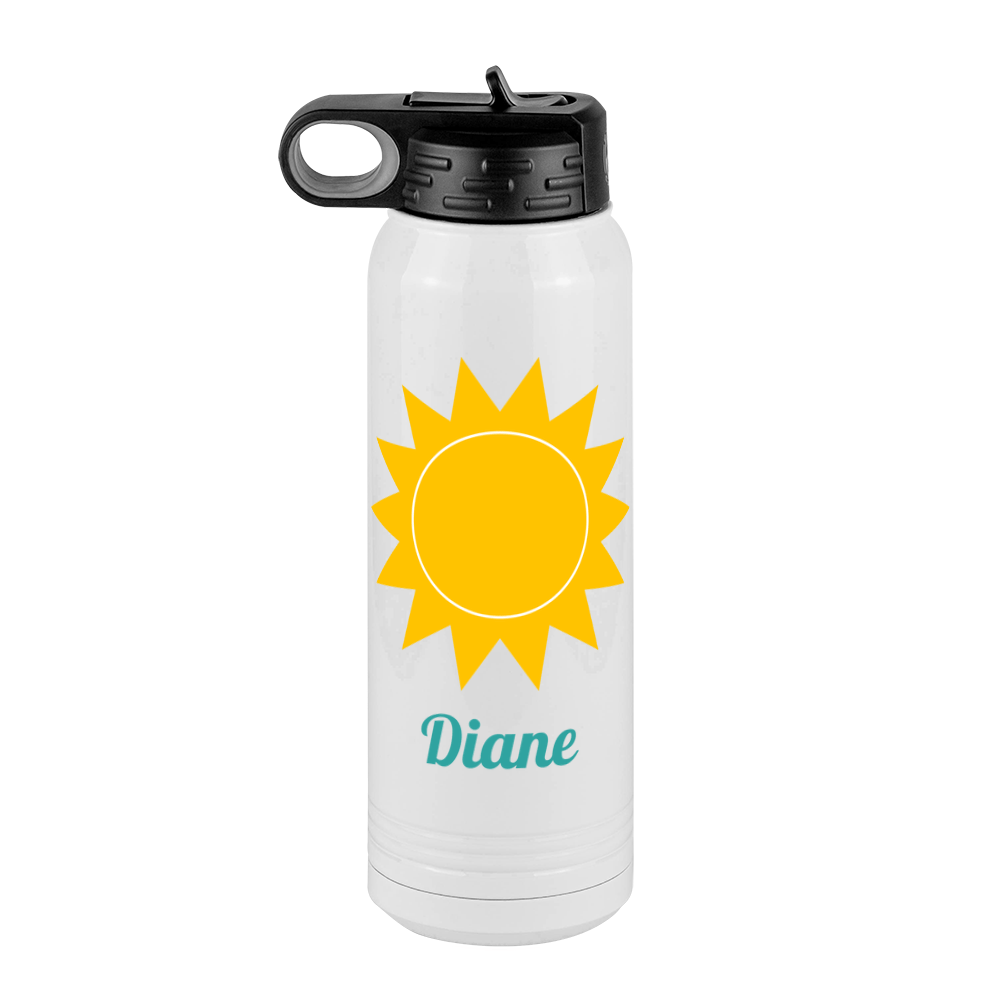 Personalized Beach Fun Water Bottle (30 oz) - Sun - Front View