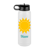 Thumbnail for Personalized Beach Fun Water Bottle (30 oz) - Sun - Front View