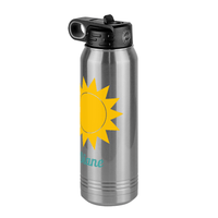 Thumbnail for Personalized Beach Fun Water Bottle (30 oz) - Sun - Front Right View
