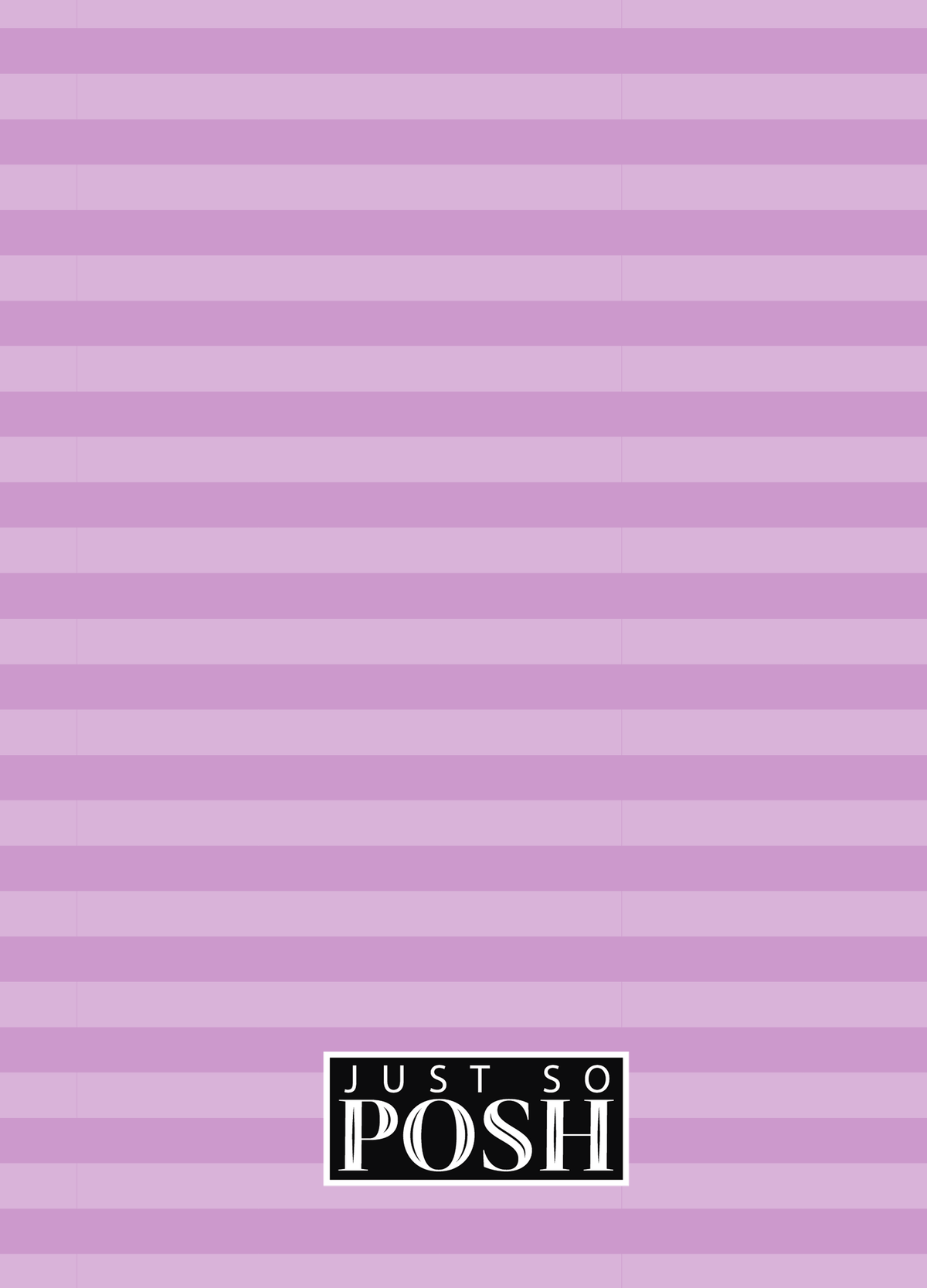 Personalized Beach Journal XIV - Flip Flops - Horizontal Stripes - Back View
