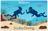 Thumbnail for Personalized Beach Placemat XV - Scuba Diving -  View