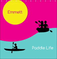 Thumbnail for Personalized Beach Shower Curtain XII - Paddle Life - Decorate View