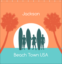 Thumbnail for Personalized Beach Shower Curtain XVII - Beach Town - Decorate View