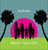 Thumbnail for Personalized Beach Shower Curtain XVII - Beach Town - Decorate View