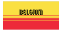 Thumbnail for Personalized Belgium Beach Towel - Front View