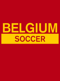 Thumbnail for Belgium Soccer T-Shirt - Red - Decorate View