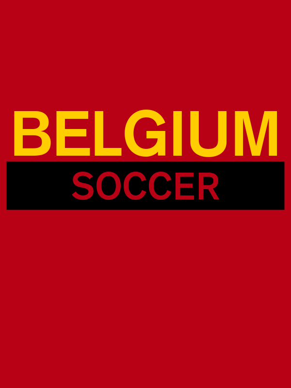 Belgium Soccer T-Shirt - Red - Decorate View