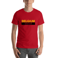 Thumbnail for Belgium Soccer T-Shirt - Red - Shirt View