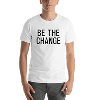 Thumbnail for Be The Change T-Shirt - White - Shirt View