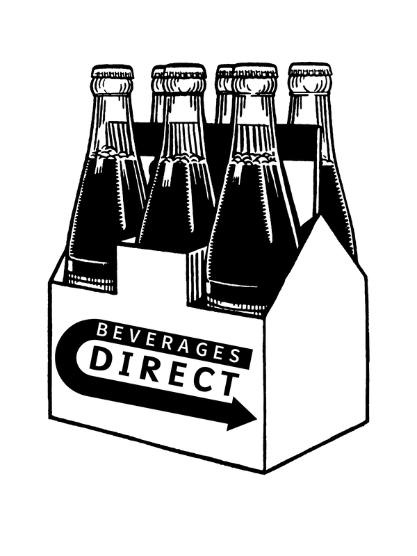 Beverages Direct Bottles T-Shirt - White - Decorate View