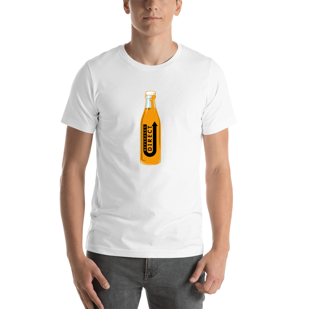 Beverages Direct Bottle T-Shirt - White - Shirt View