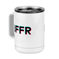 Thumbnail for BFFR Coffee Mug Tumbler with Handle (15 oz) - TikTok Trends - Front Left View
