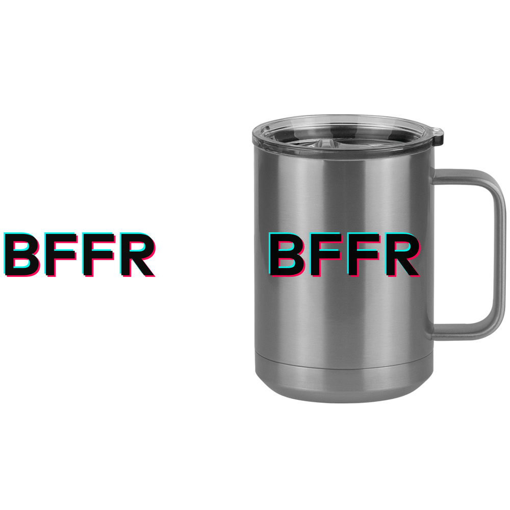 BFFR Coffee Mug Tumbler with Handle (15 oz) - TikTok Trends - Design View